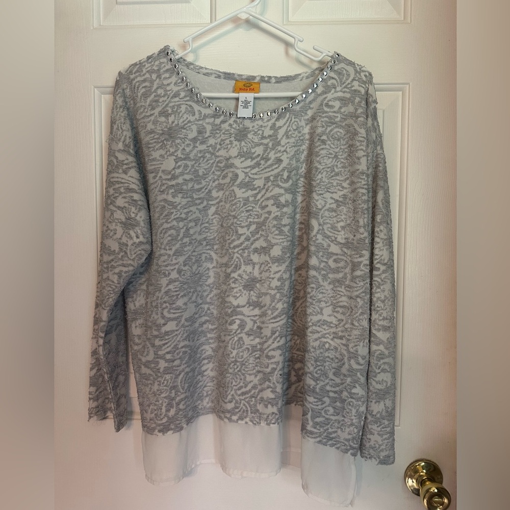 Ruby Rd Embellished Blouse